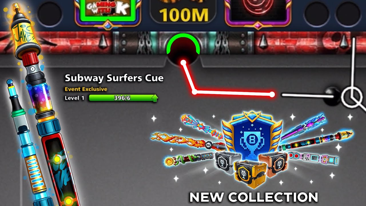 NEW High Score Collection Maxed? + 100M Ring w Subway Surfers Cue Level Max 🔥 8 Ball Pool