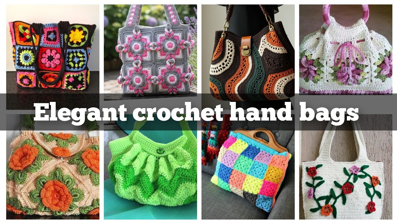 Beautiful Stunning Crochet Bags Designs for girls | Crochet purses