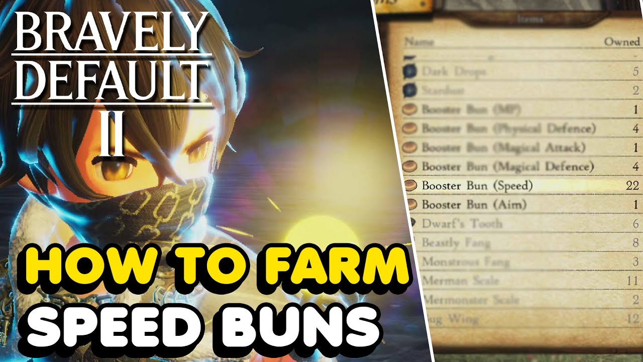 How To Farm Speed Buns In Bravely Default 2 (Early Game)