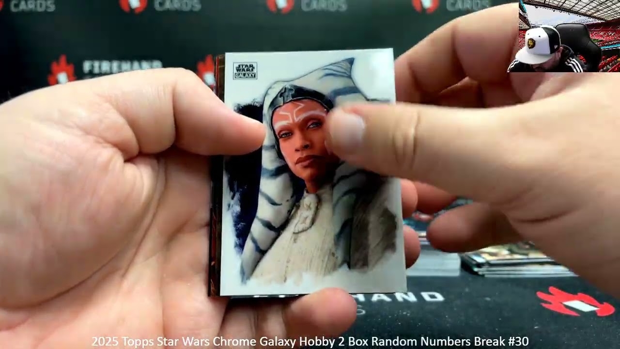 1/21/2026 2025 Topps Star Wars Chrome Galaxy Hobby 2 Box Random Numbers Break #30