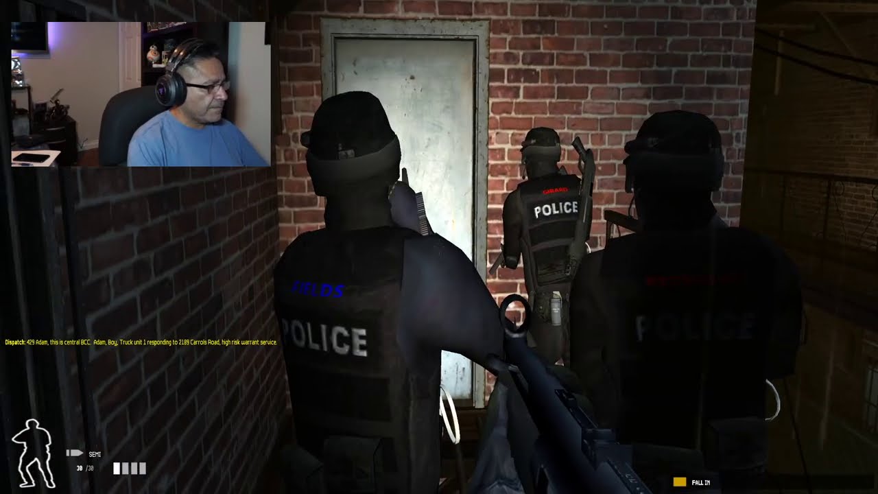 Real Cop Plays SWAT 4 Children of Taronne Tenement