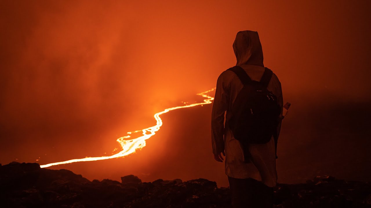 A dream has come true - visit an active volcano (26.08.2021 - Fagradalsfjall volcano, Iceland)