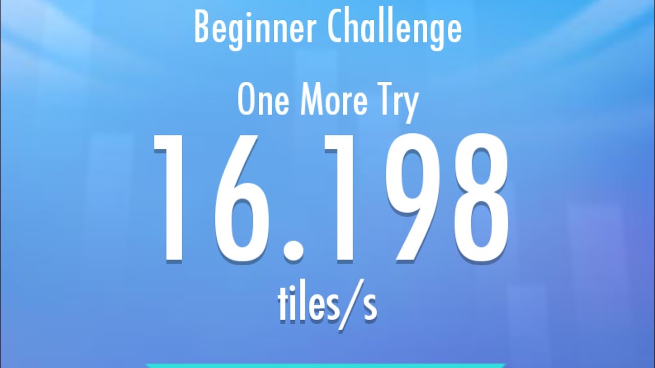 Piano Tiles 2  - WORLD’S FIRST 16TPS IN BEGINNER CHALLENGE !!
