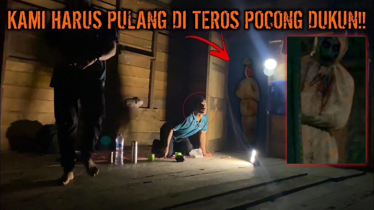 CAMPING HOROR KAMI TIDAK BISA BERTAHAN DI RUMAH INI TEROR POCONG DUKUN HINGGA HARUS PULANG!!!