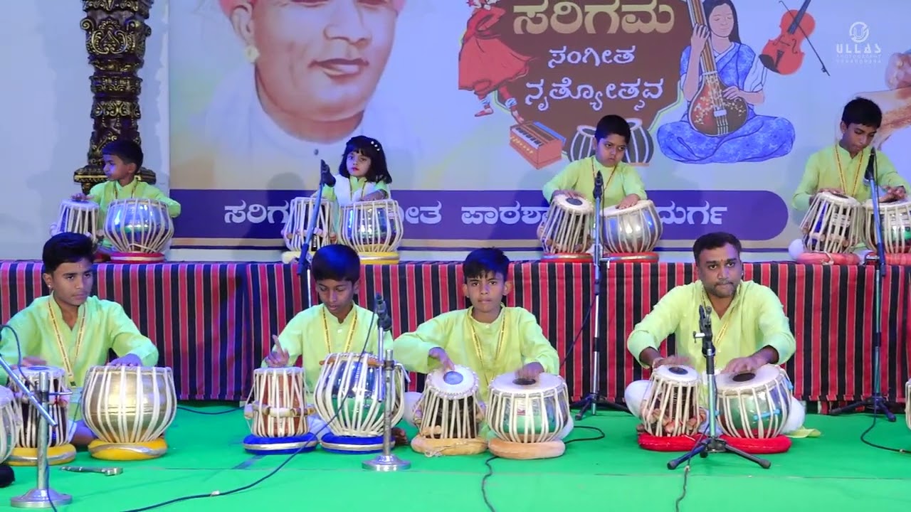 Tabla performance by the students of saregama music school 