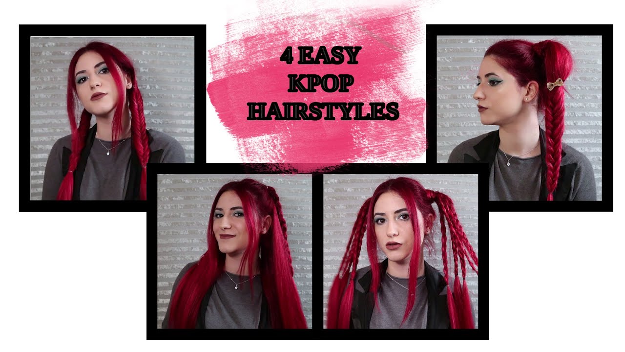 Easy Kpop hairstyles | Twice, Blackpink, Chungha, Orange Caramel