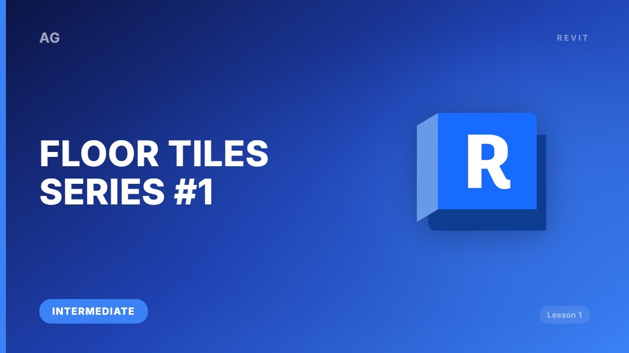 Часть 1 — Напольная плитка. Серия №1 — Как добавить напольную плитку в Revit