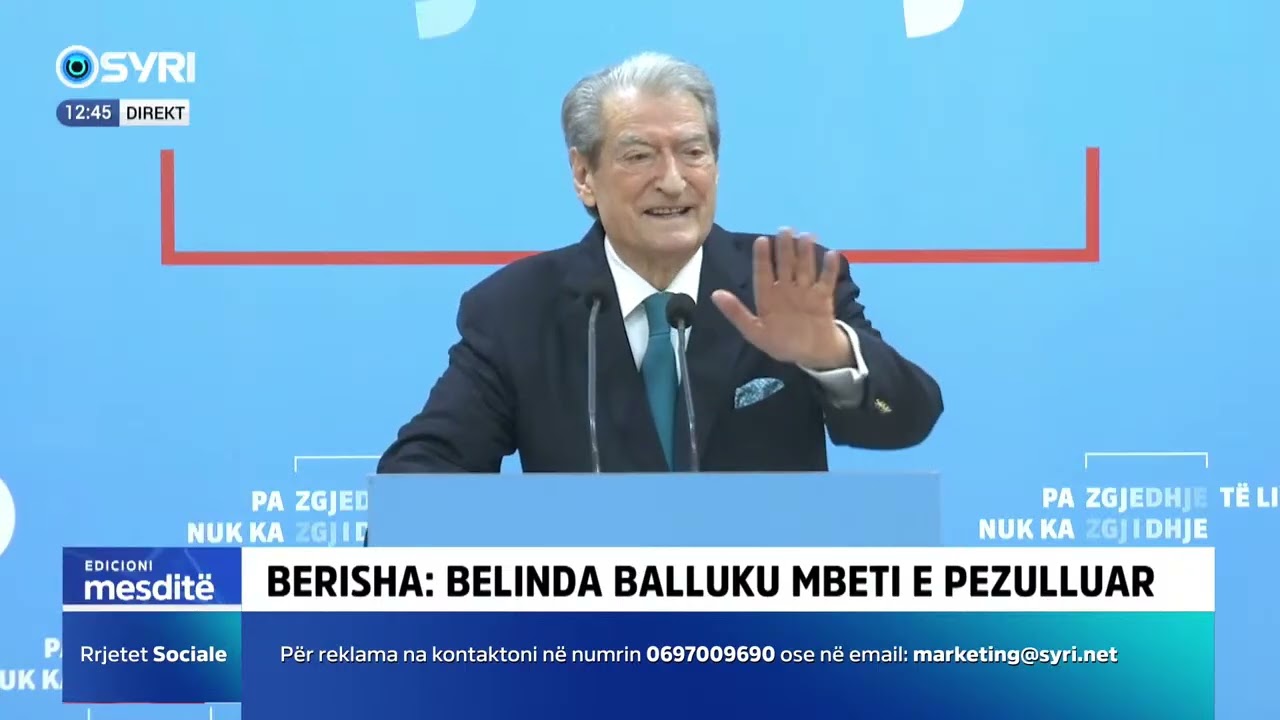 Berisha: Rama shkon në Bruksel me fustanin e Lubi Ballukut pasi u zotua se do vazhdojë grusht shteti