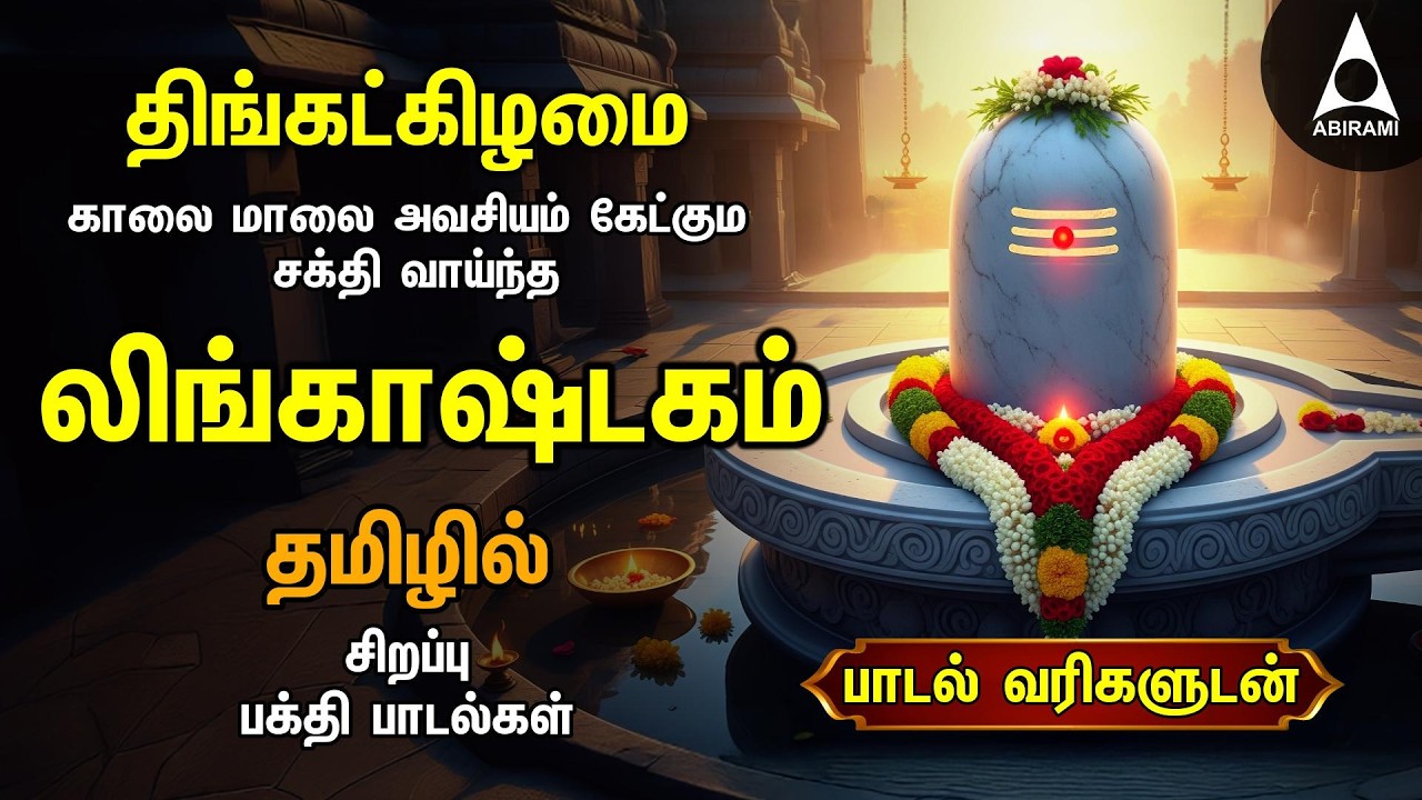 Monday Special Siva Stuthi Devotional Songs | Lingashtakam & Sivashtakam |Tamil Lyrical Video