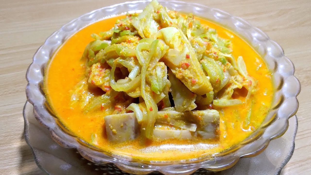 NANGKA MUDA DAN LABU SIAM DI MASAK KAYA GINI JADI LUAR BIASA ENAKNYA