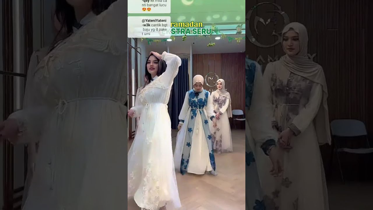 MILA CANTIK BANGET PAKAI DRESS GAMIS CALAMARY - LIVE SEKARANG‼️