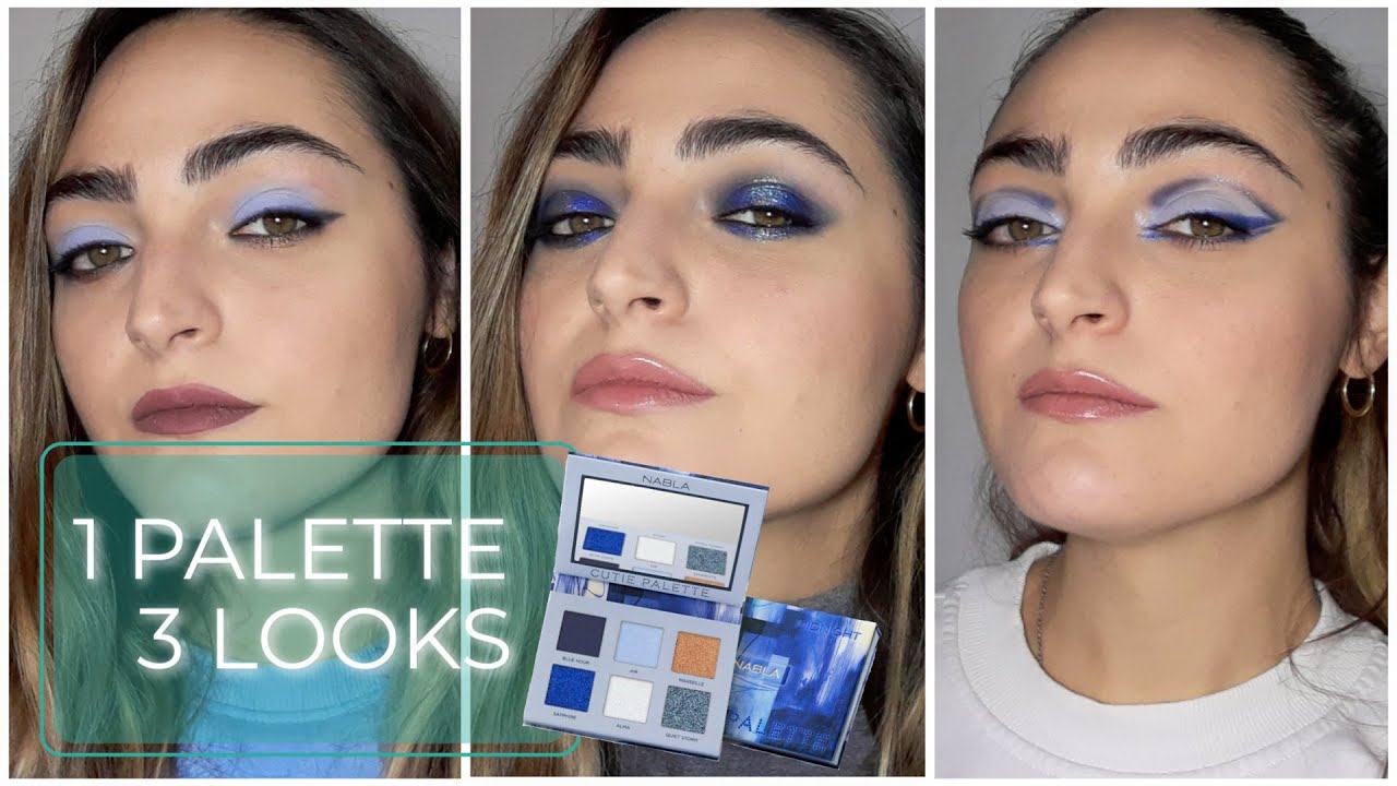 1 PALETTE 3 LOOKS con la MIDNIGHT CUTIE PALETTE di Nabla!!