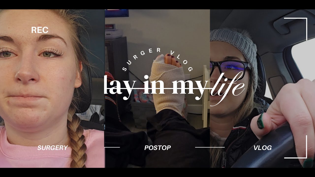 Foot Surgery  // Surgery day // Post op // mom vlog