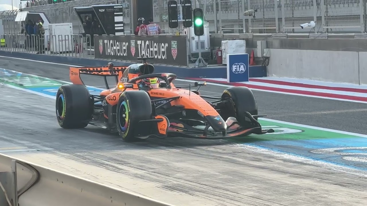 Esteban Ocon, Sergio Perez et Oscar Piastri s’entraînent au départ #f1 #f1testing #formula1 