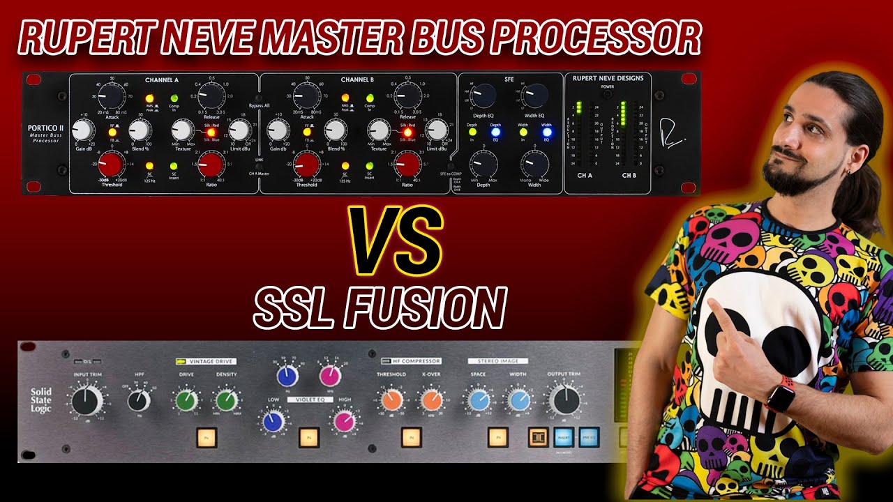 Битва мастеринг-процессоров: SSL Fusion против Neve Portico Master Bus Processor #mastering #ssl ...