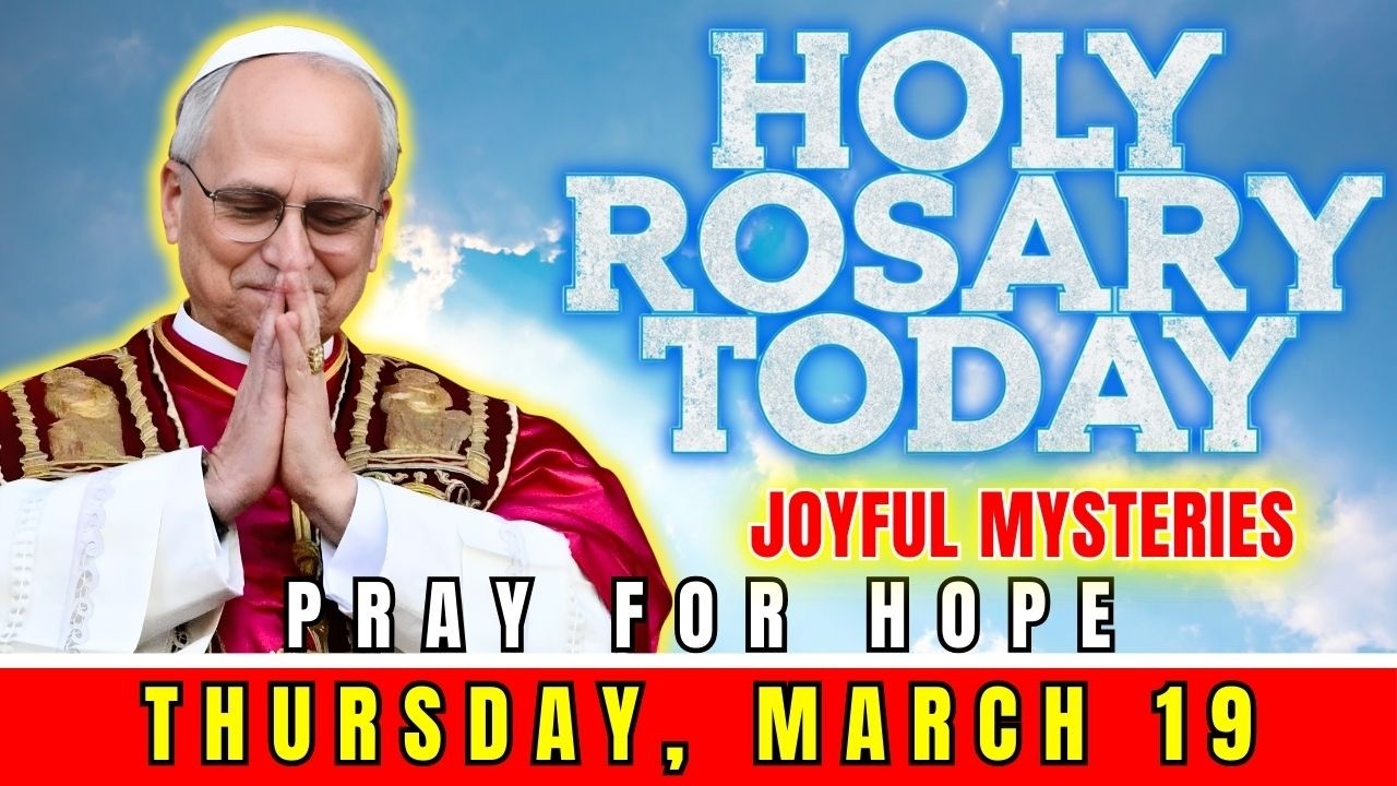 HOLY ROSARY TODAY, THURSDAY, MARCH 19 | LUMINOUS MYSTERIES | PRAYER FOR HEALING & PEACE