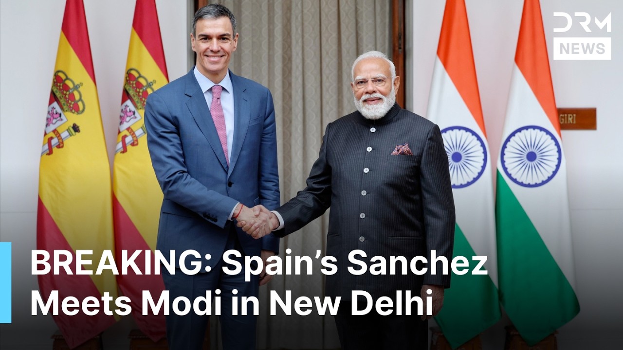 BREAKING: Spain&rsquo;s Sanchez Meets Modi in New Delhi Ahead of AI Summit | AC1B