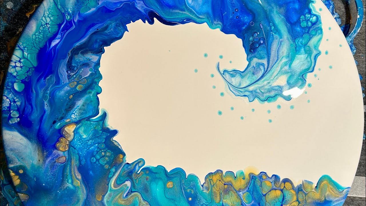 Creating a Dutch Pour Wave 🌊 Tutorial￼
