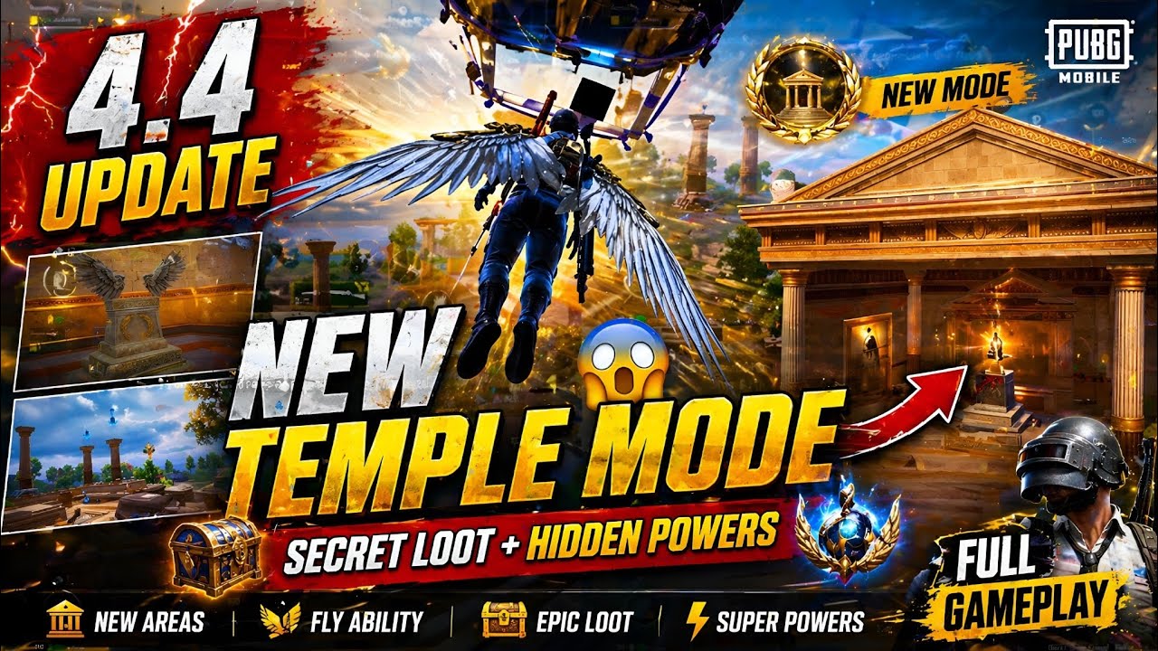 PUBG 4.4 Update New Template Mod 😱 Full Review