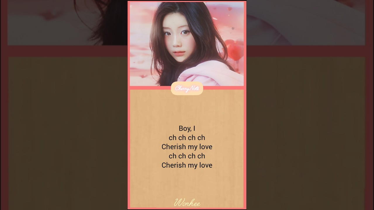ILLIT 'Cherish (My Love)' lyrics 