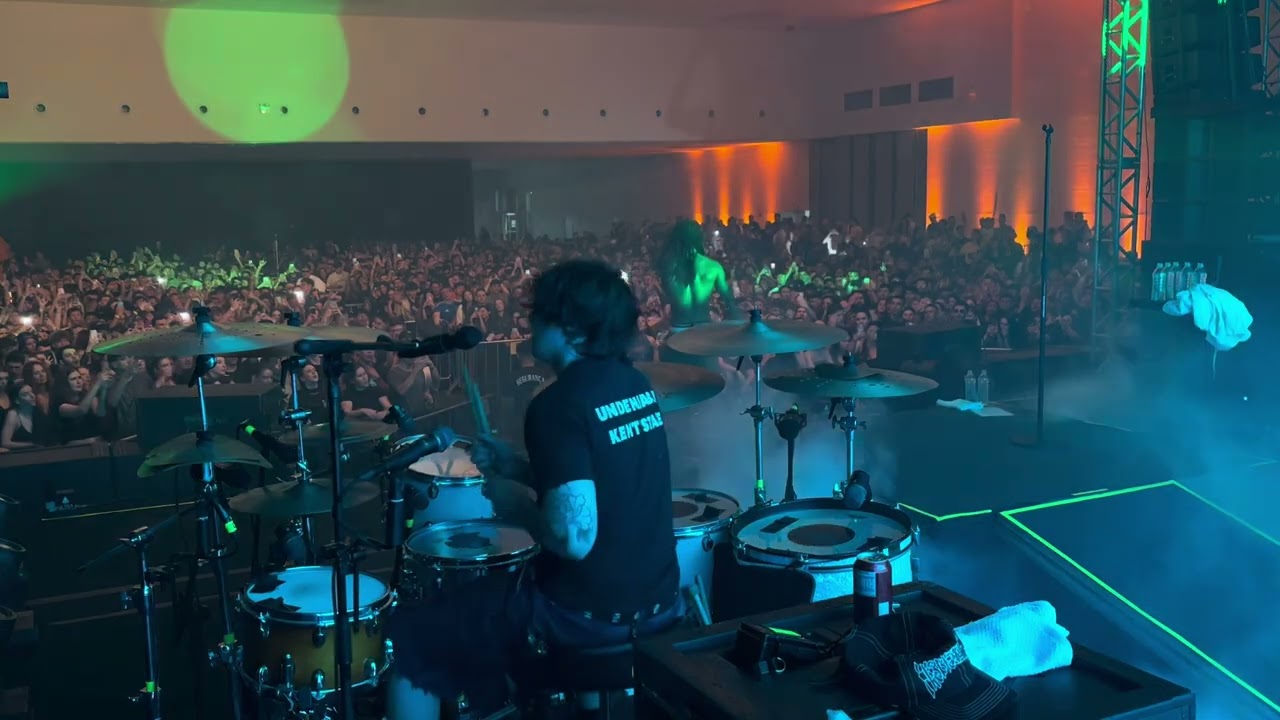 MATUÊ -MAQUINA DO TEMPO (Drum Cam) Ao vivo em GUARAPUAVA /// PERACETTA ‪‪‪‪@30PRAUM
