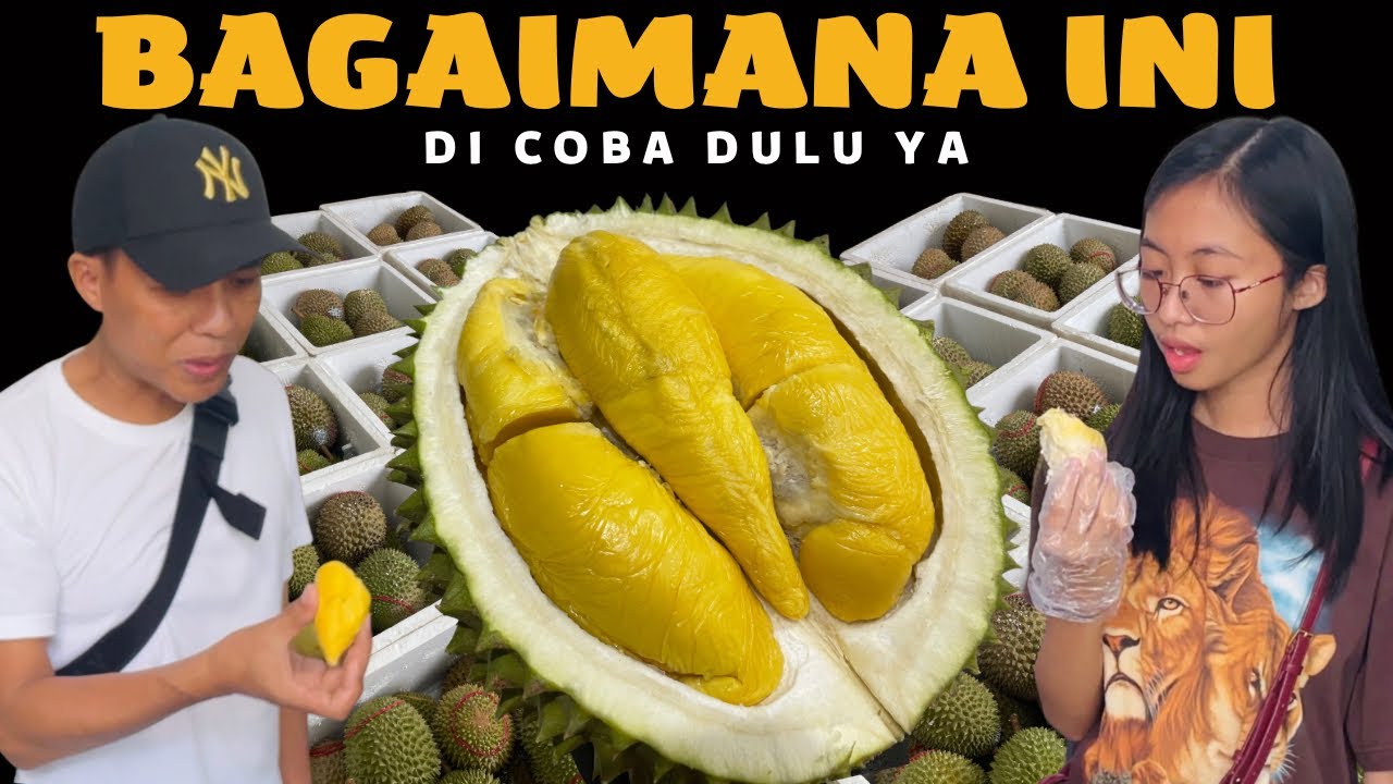 ENAK NGGAK ⁉️ DURIAN MUSANG KING + DURIAN MONTONG 