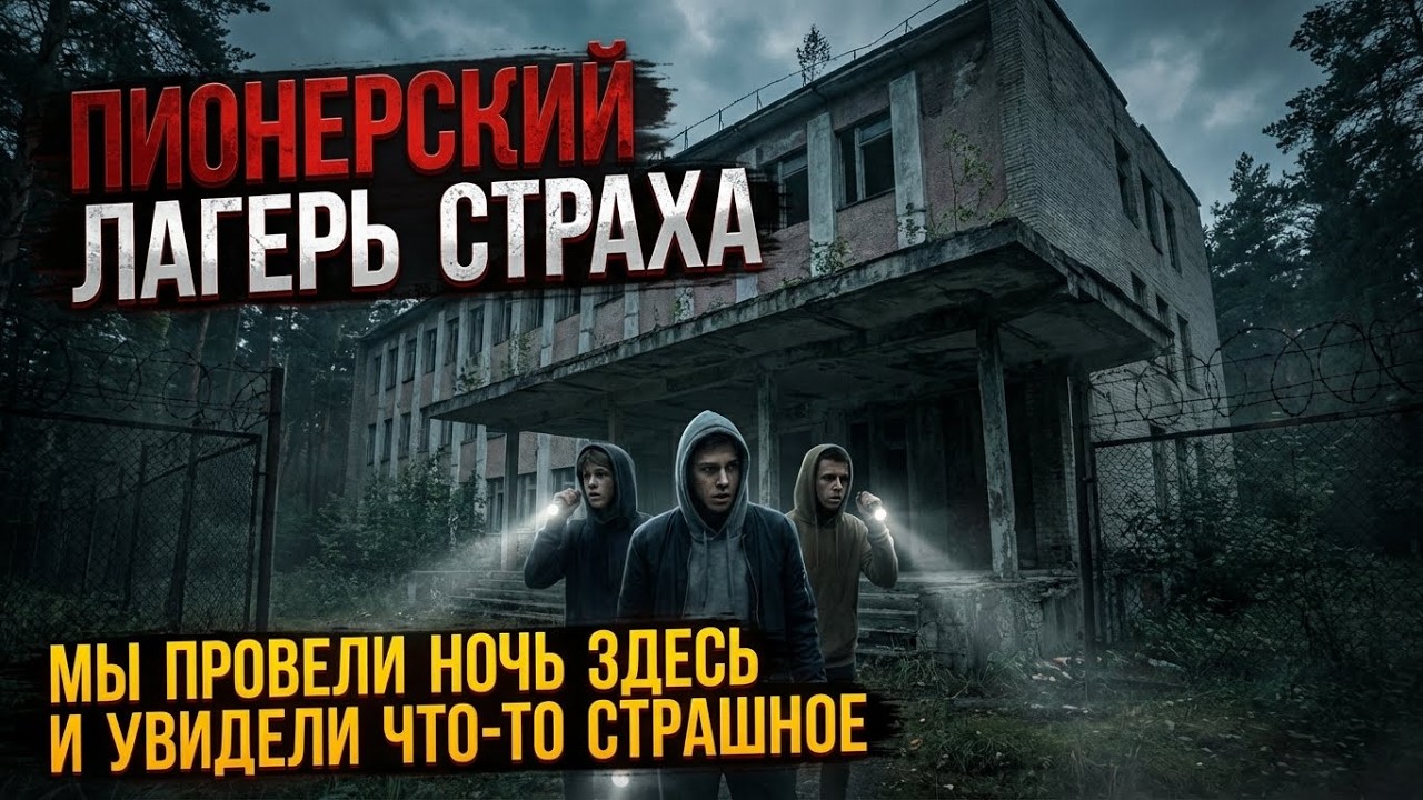 Страшные истории на ночь КОРОЛЕВСКАЯ НОЧЬ В ПИОНЕРЛАГЕРЕ ПОШЛА НЕ ПО ПЛАНУ! Ужасы Мистика Зона