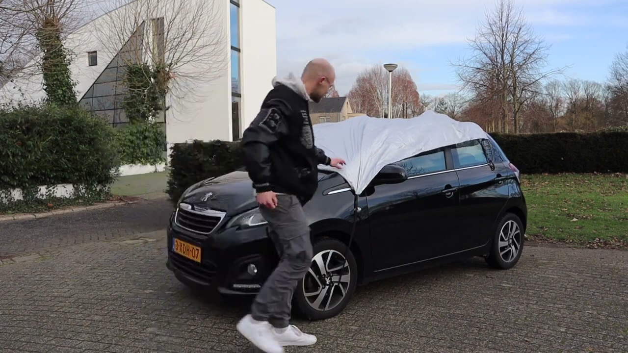 Videoanleitung: Autoabdeckung Halbgarage