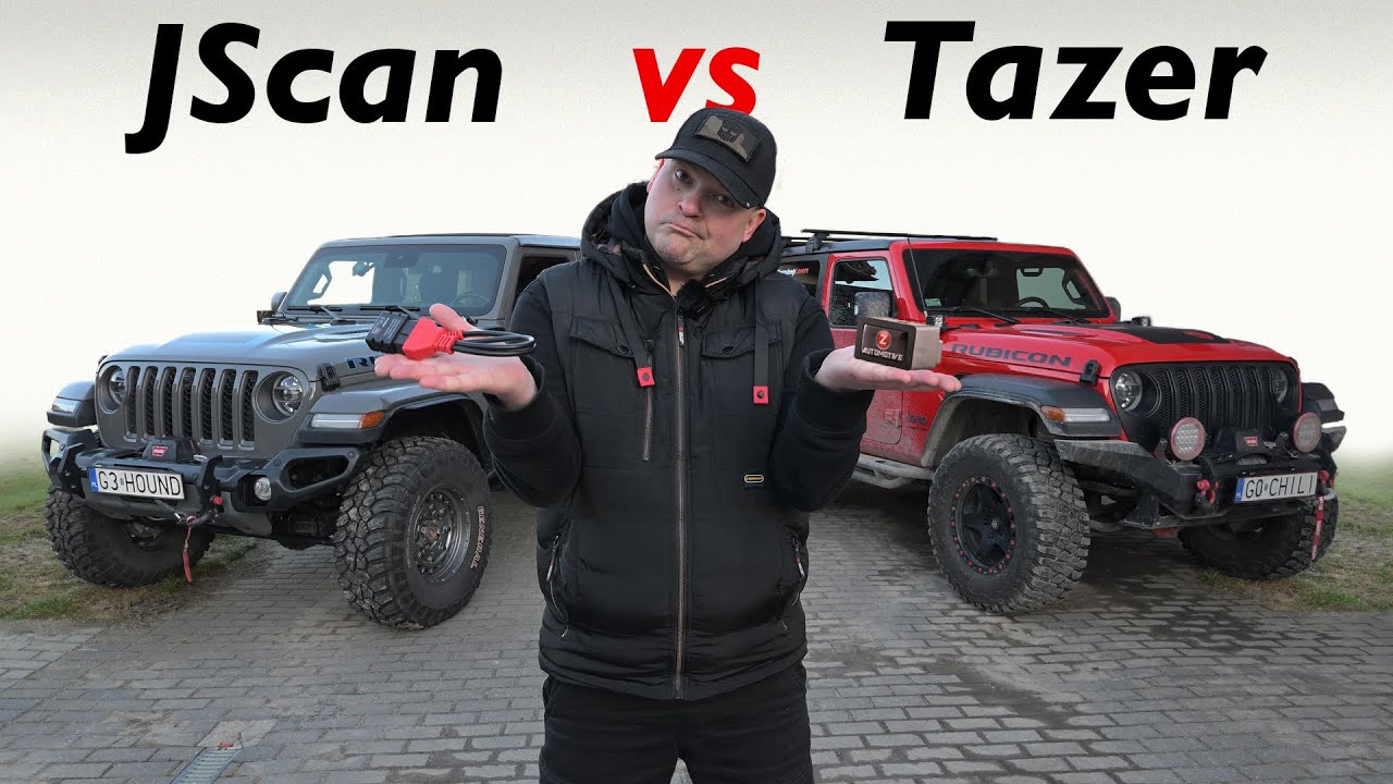 Nieporadnik: Jak ustawić rozmiar opon czyli OBD JScan vs Tazer JL Mini