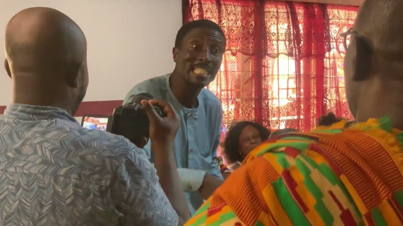 Family Traditional Marriage In Kumasi With A Great Linguist, Ghana