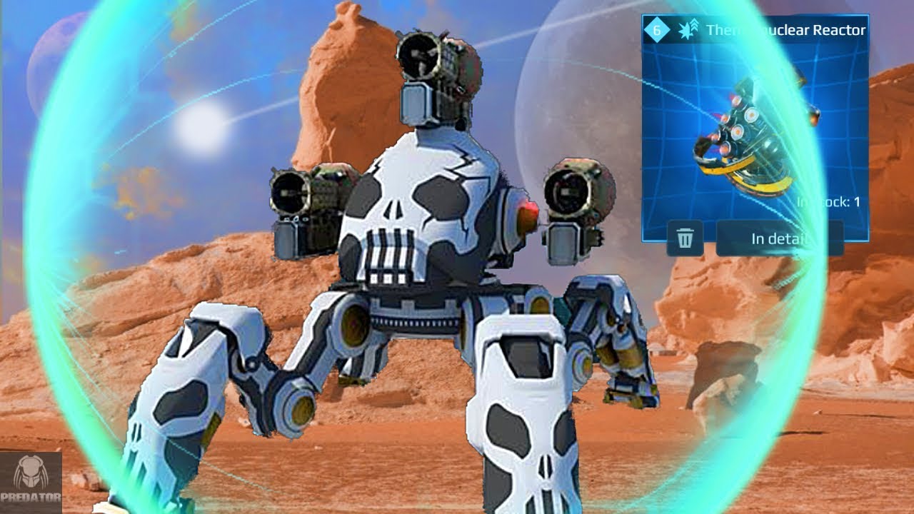 Thermonuclear Fujin Hunting Down Kills | Energy Shield Fortress | War Robots