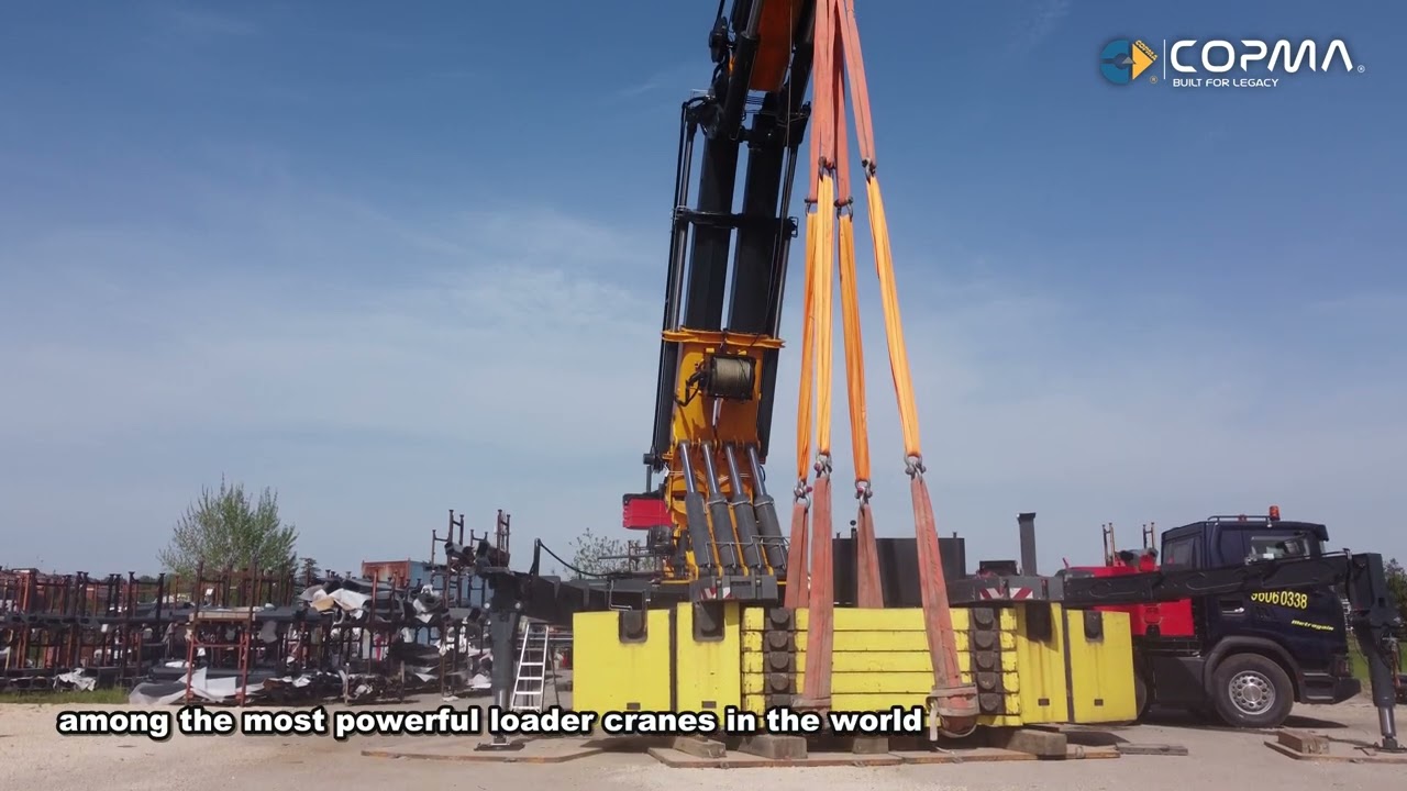 COPMA 7500: 104-Tonne Test Lift | 750 t/m Flagship Loader Crane