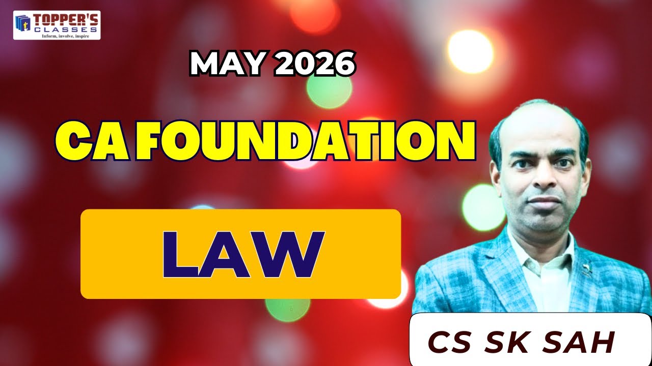 CA  FOUND. LAW  I Contract of Indemnity & Guarantee Lec-1 I 28-01-26