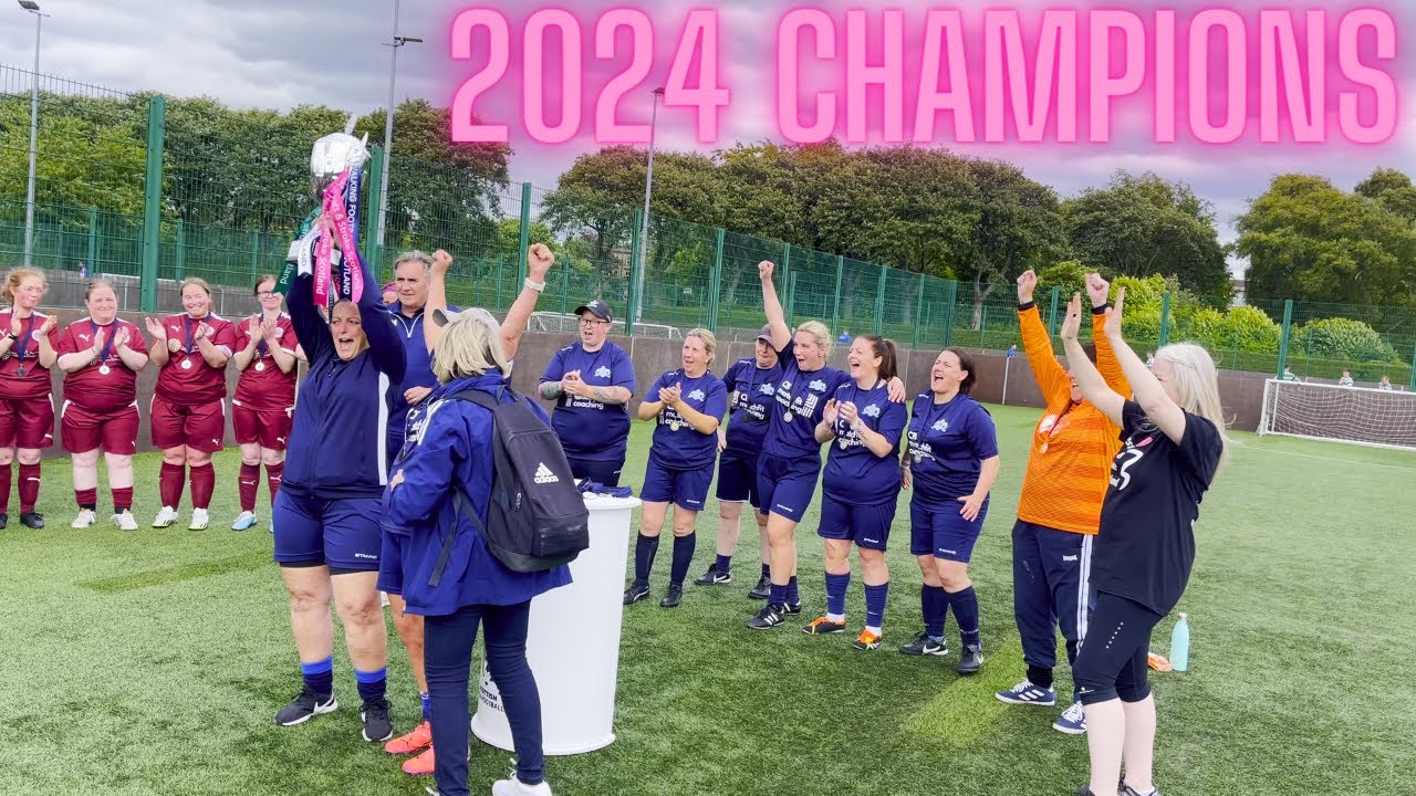 O'40's Women's Scottish Cup Presentation- Walking Football Scotland