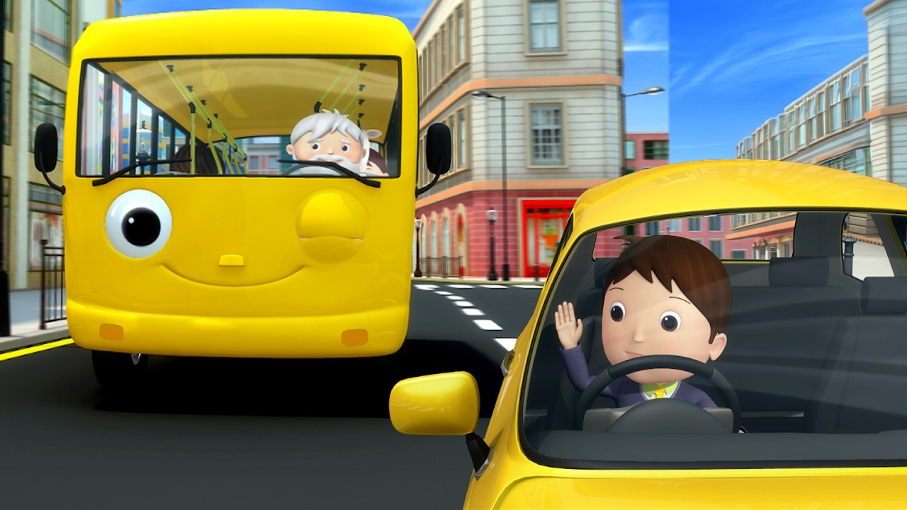 Wheels On The Bus | Nursery Rhymes for Babies by LittleBabyBum - ABCs and 123s