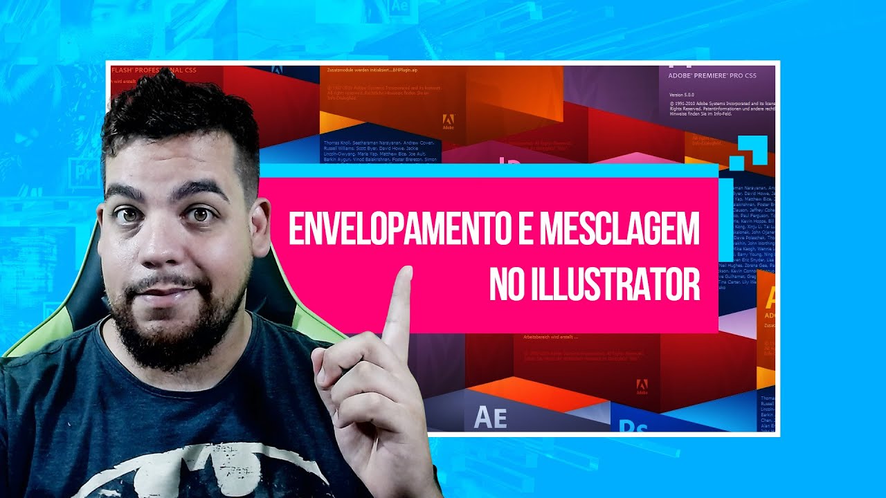 Como fazer Envelopamento e Mesclagem no Illustrator