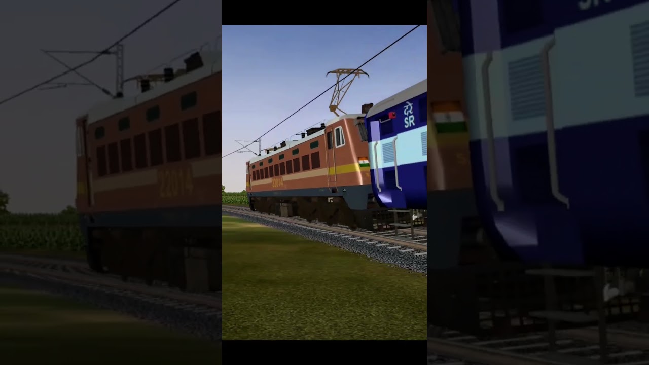 Microsoft Train Simulator #locomotive #train #railway #indianrailways #trending #viral