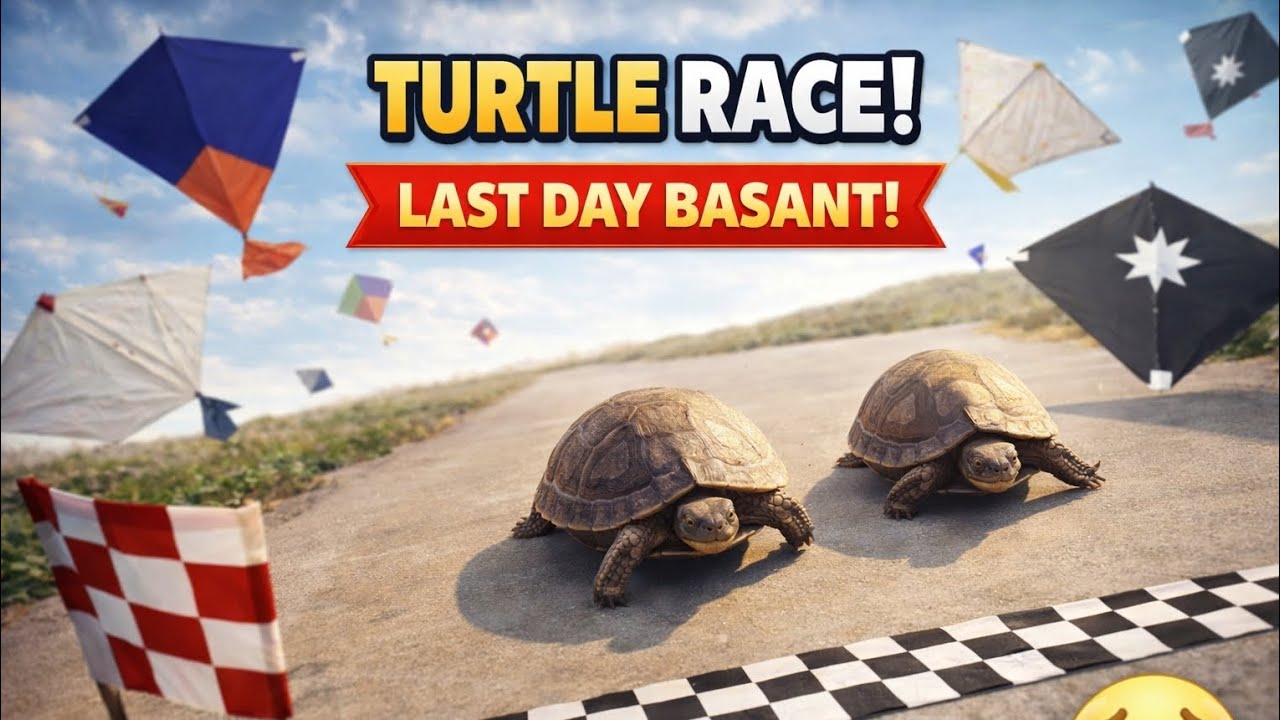 Last Day Basant 💔 | Turtle Race