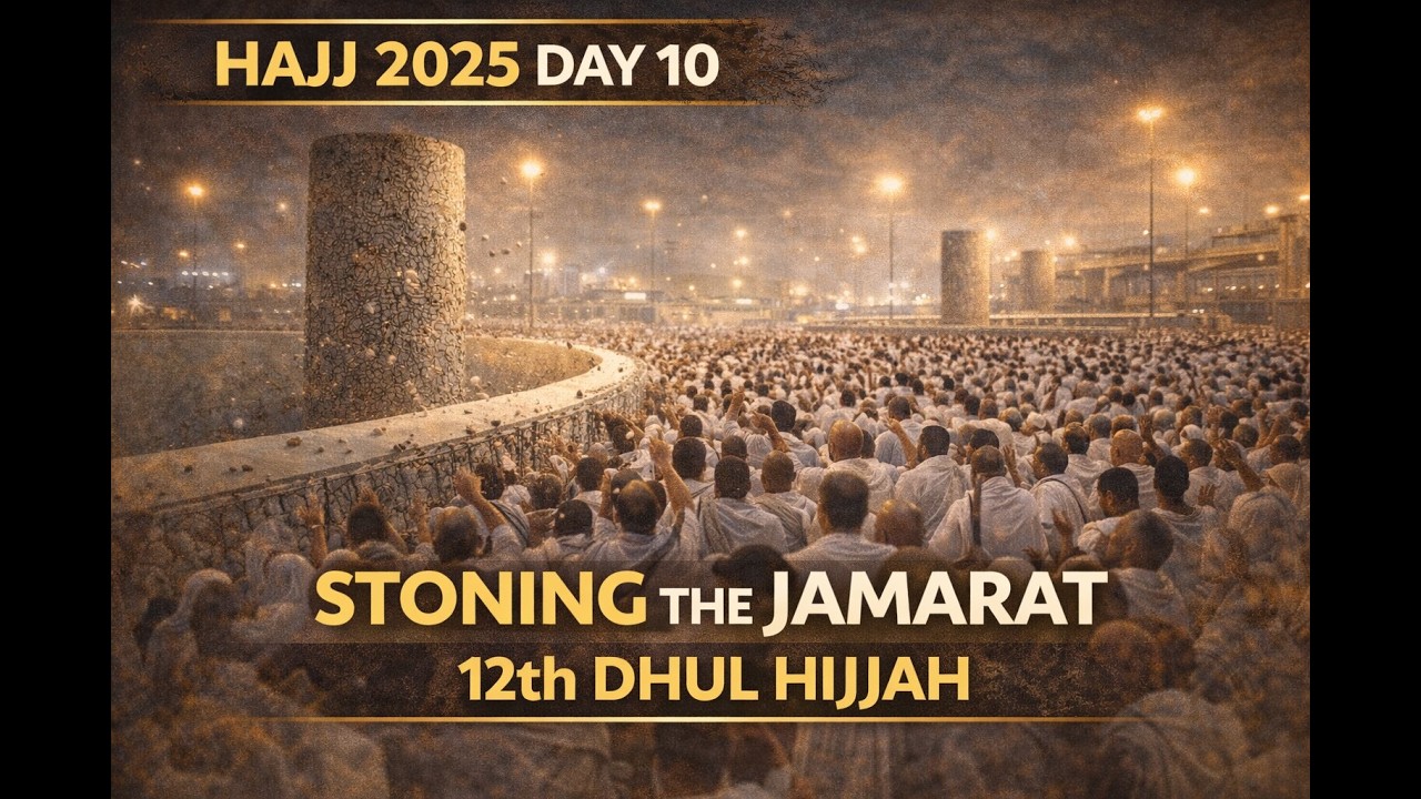 Hajj 2025 Day 10 | Ramy al-Jamarat on 12th Dhul Hijjah