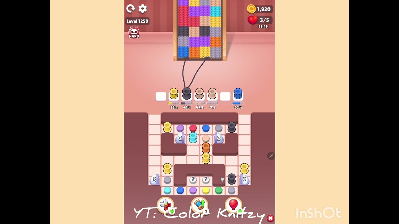 Color Knitzy level 1259 (HARD)