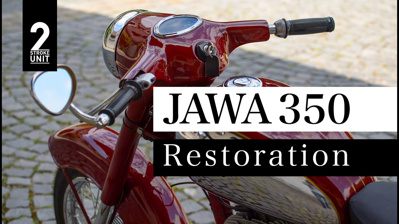 Jawa 350 Motorcycle Restoration - step by step