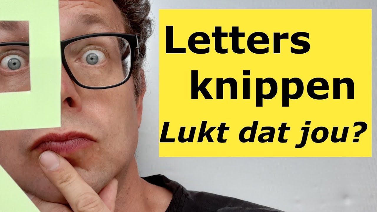 Letters knippen