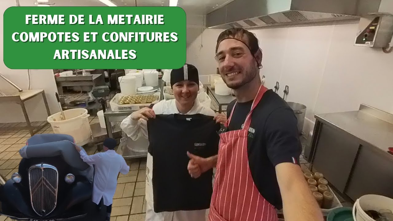 Confitures et compotes artisanales &agrave; la Ferme de la m&eacute;tairie