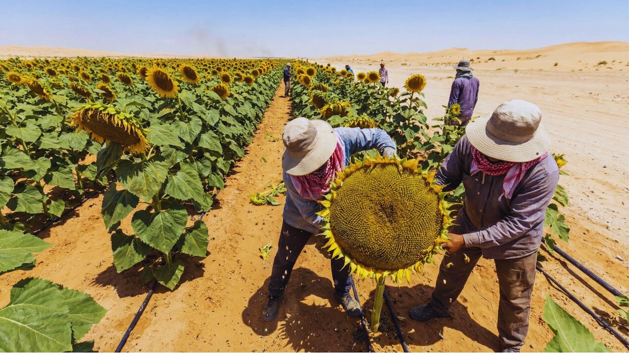 ¿Qué pasaría si se cultivaran girasoles en el desierto MX Los resultados sorprendieron a millones
