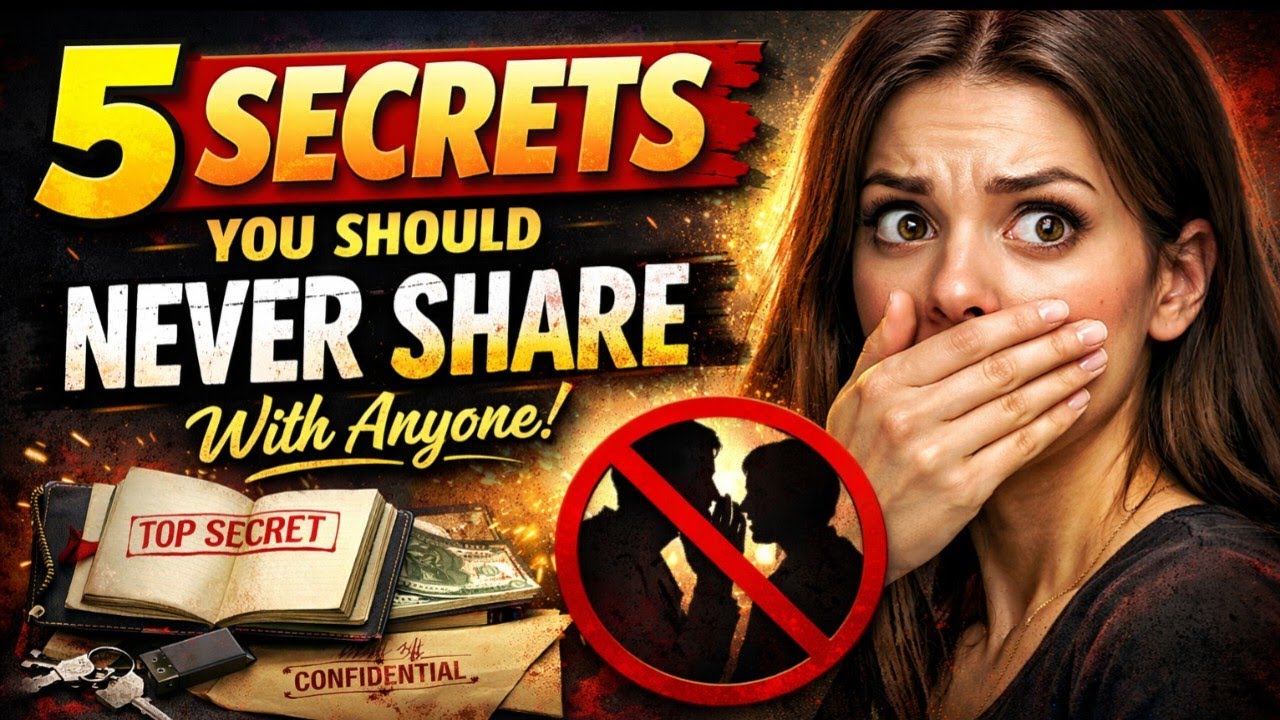5 Secrets You Should Never Share With Anyone