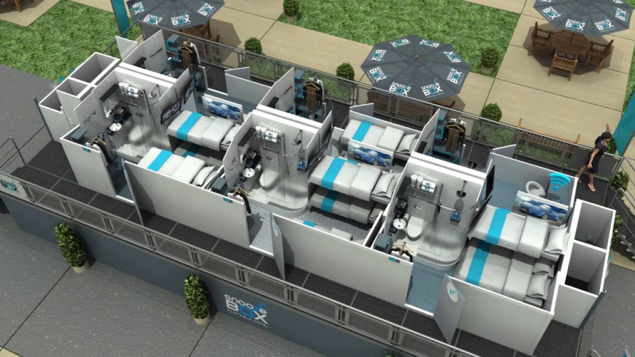 SnoozeBox Portable Hotel