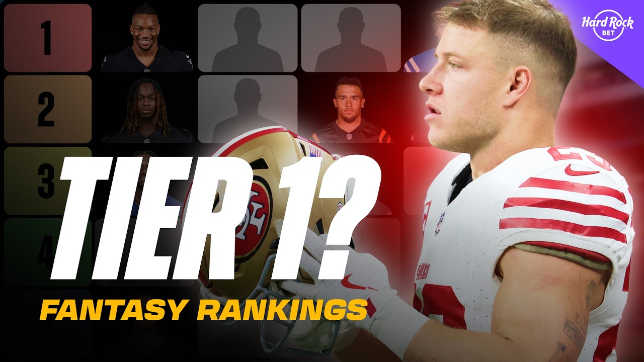 2026 Fantasy Football Draft Rankings & Tiers | Must-Have RB Targets & Busts to Avoid