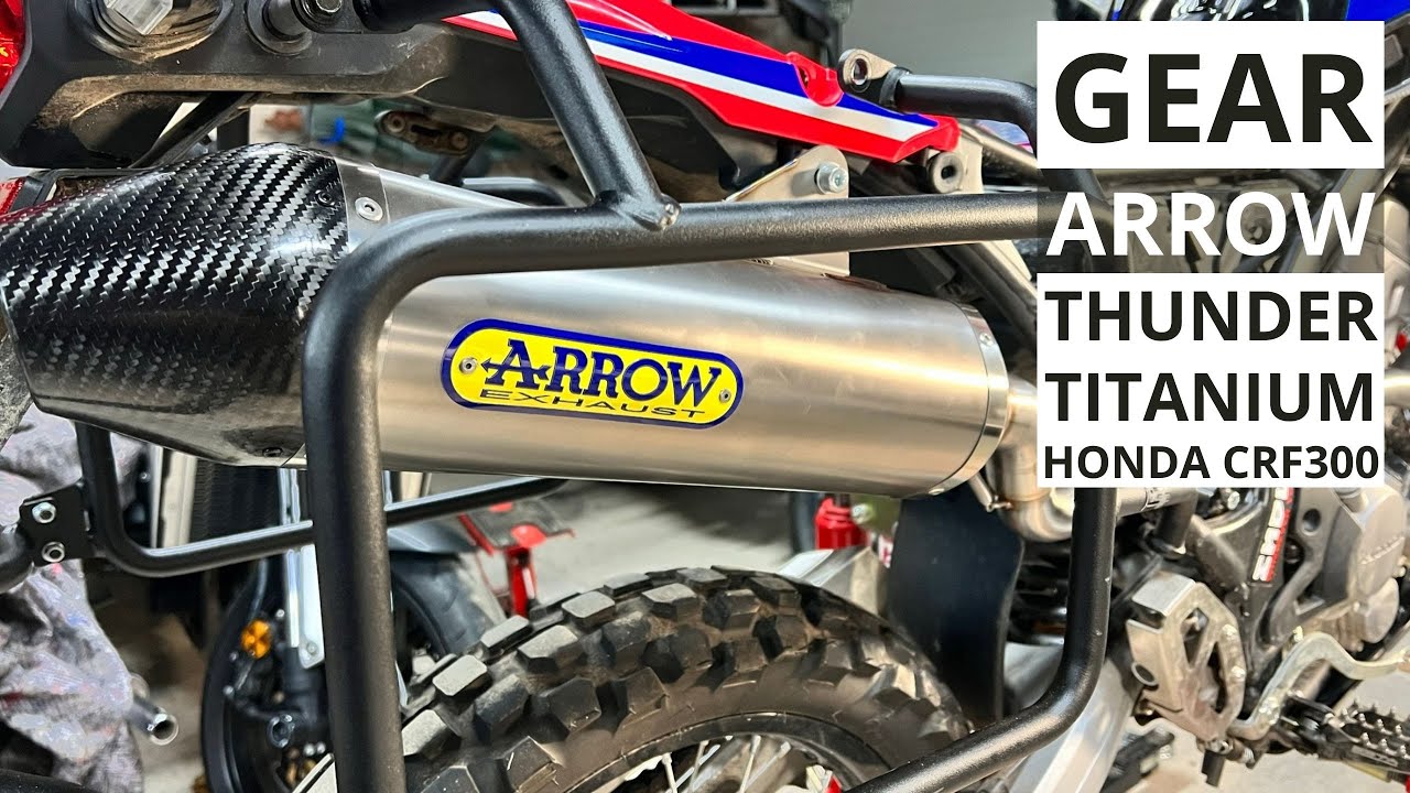 Снаряжение: выхлопная система Arrow Thunder Titanium Full Exhaust System Honda CRF300L/Rally 4K