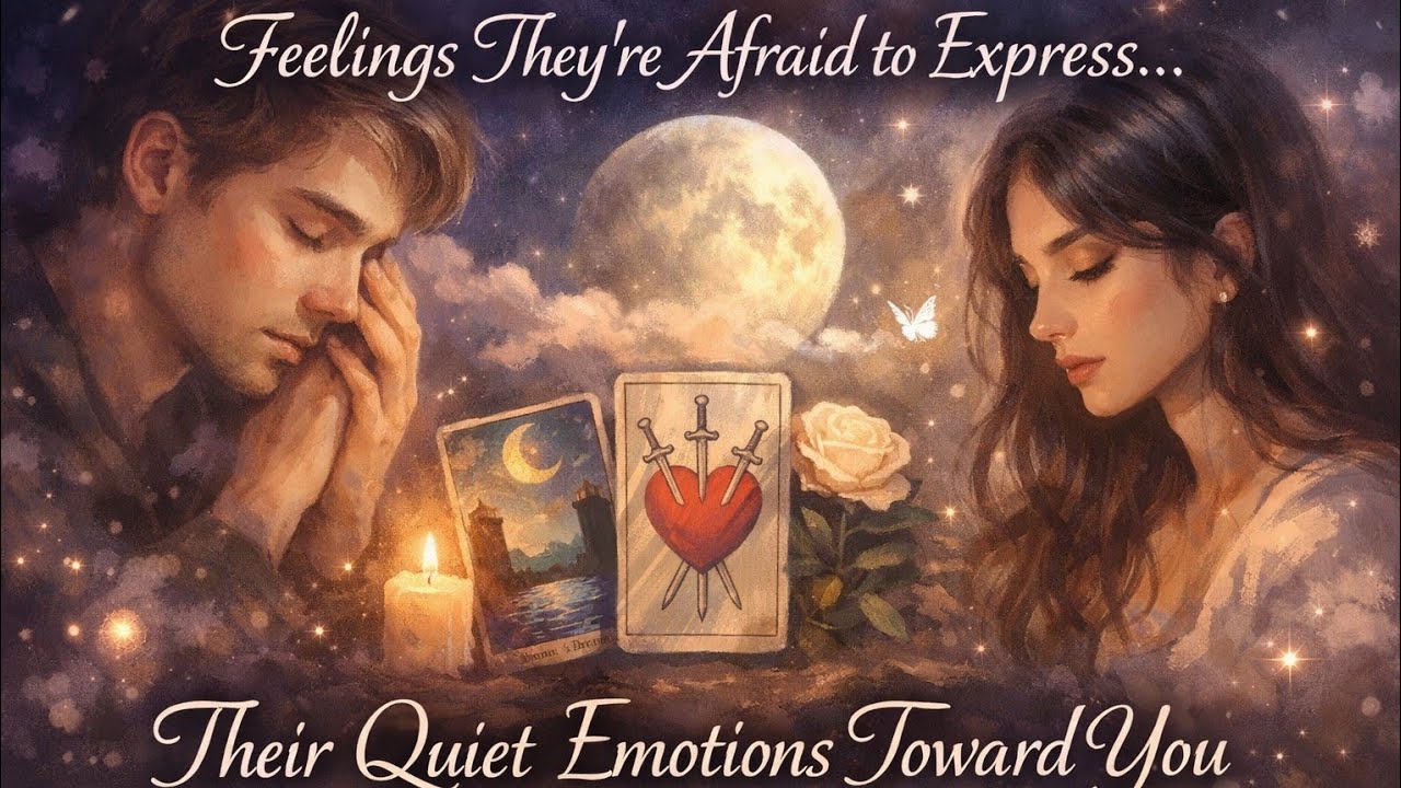 Feelings They’re Afraid to Express...Their Quiet Emotions Toward You #tarot #currentfeelings #love 