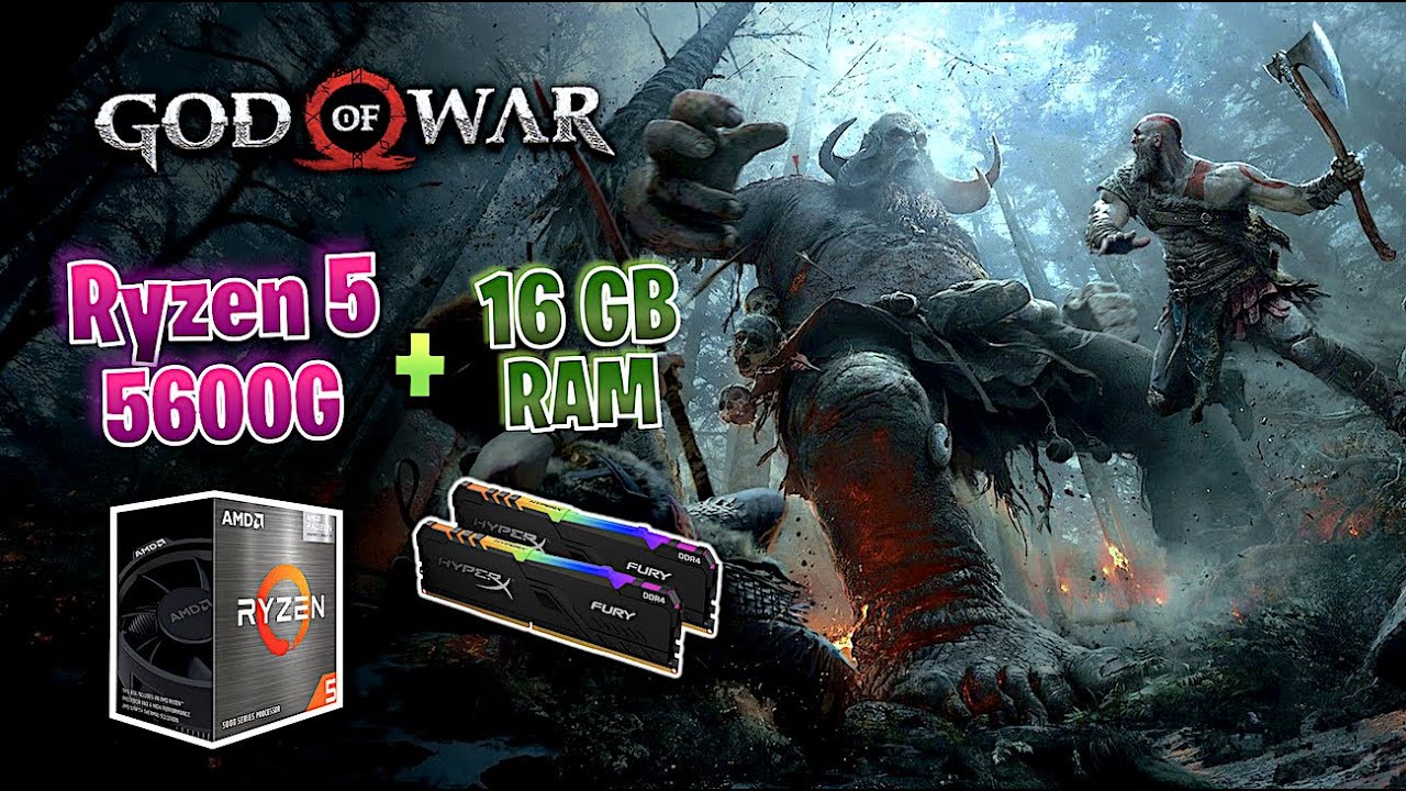✅ GOD OF WAR en PC ✅ RYZEN 5 5600g ✅ VEGA 7 ✅ 4K - 1440p - 1080p - 900p - 720p ✅ FidelityFX ( FSR )